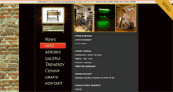 Desktop Screenshot of magielfitness.pl